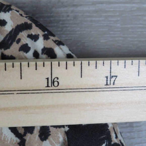 Melissa Page* Women's Tunic Button Down Straight Hem V-Neck Blouse~ Size‎ S/M - Picture 9 of 12